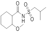 2134990-16-0,2-methoxy-N-(2-methylpropanesulfonyl)cyclohexane-1-carboxamide