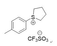 2361264-45-9,Thiophenium, tetrahydro-1-(4-methylphenyl)-, 1,1,1-trifluoromethanesulfonate (1:1)
