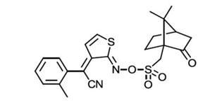 1138028-44-0,(Z)-2-((Z)-2-((((((1R,4R)-7,7-dimethyl-2-oxobicyclo[2.2.1]heptan-1-yl)methyl)sulfonyl)oxy)imino)thiophen-3(2H)-ylidene)-2-(o-tolyl)acetonitrile