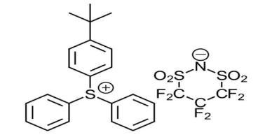 862261-52-7,Sulfonium,[4-(1,1-dimethylethyl)phenyl]diphenyl-,saltwith4,4,5,5,6,6-hexafluorodihydro-4H-1,3,2-dithiazine 1,1,3,3-tetraoxide