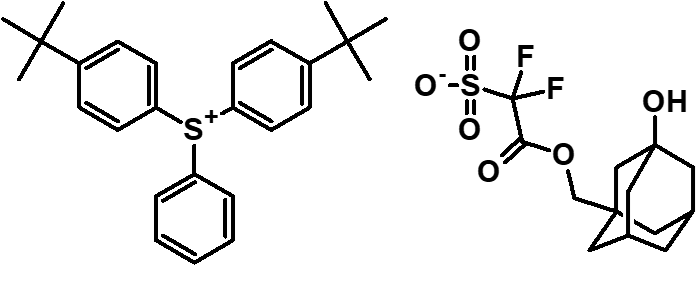 1419519-76-8,Sulfonium,bis[4-(1,1-dimethylethyl)phenyl]phenyl-,saltwith1-[(3-hydroxytricyclo[3.3.1.13,7]dec-1-yl)methyl] 2,2-difluoro-2-sulfoacetate (1:1)