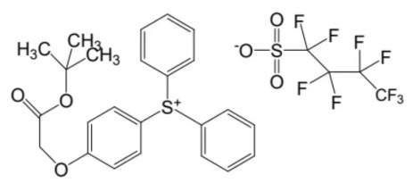 857285-80-4,Tert-butyl2-[4-(diphenylsulphonium)phenoxy]acetate, nonaflate salt