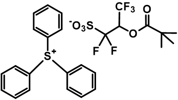 868048-84-4,Triphenylsulfanium 2-[(2,2-dimethylpropanoyl)oxy]  -1,1,3,3,3-pentafluoropropane-1-sulfonate