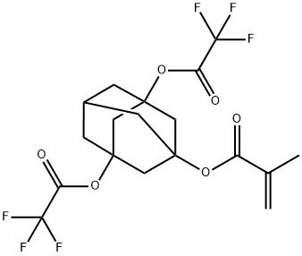 1242906-47-3,2-Propenoic acid, 2-methyl-, 3,5-bis[(2,2,2-trifluoroacetyl)oxy]tricyclo[3.3.1.13,7]dec-1-yl ester